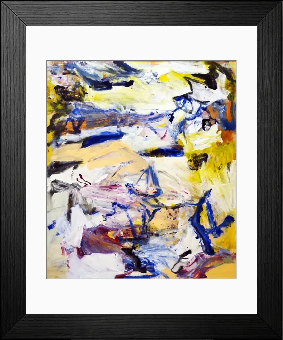 Framed Print : North Atlantic Light by Willem de Kooning (1904-1997) oil on canvas Framed Print : North Atlantic Light by Willem de Kooning (1904-1997) oil on canvas