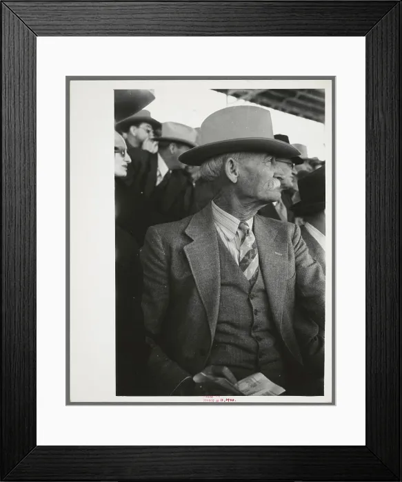 Framed Print : West Texan at the rodeo during the San Angelo Fat Stock Show Framed Print : West Texan at the rodeo during the San Angelo Fat Stock Show