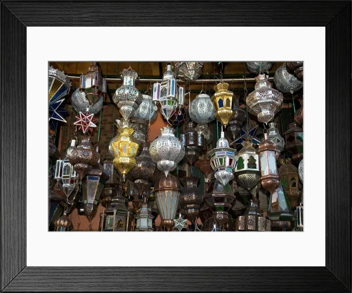 Framed Print : Lanterns for sale in the Souk, Marrakech (Marrakesh), Morocco, North Africa, Africa Framed Print : Lanterns for sale in the Souk, Marrakech (Marrakesh), Morocco, North Africa, Africa