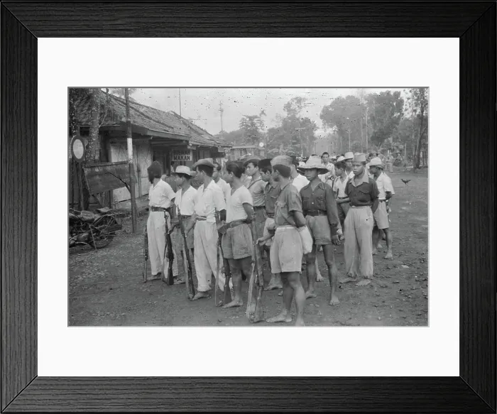 Framed Print : Photo collection Service for army contacts Indonesia
