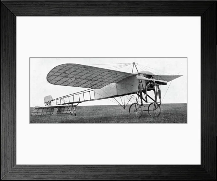 Framed Print : Bleriot monoplane used by the British army, 1914