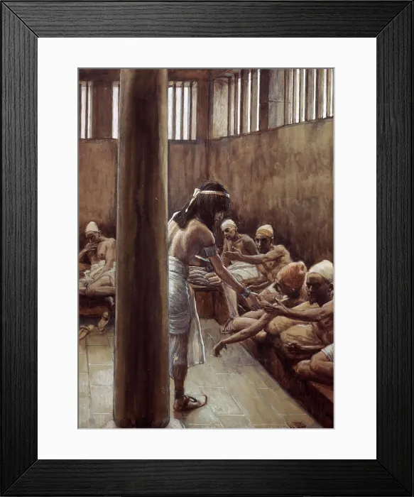 Framed Print : Joseph Distributes Bread in Prison James J. Tissot (1836-1902 French) Jewish Museum, New York City Framed Print : Joseph Distributes Bread in Prison James J. Tissot (1836-1902 French) Jewish Museum, New York City