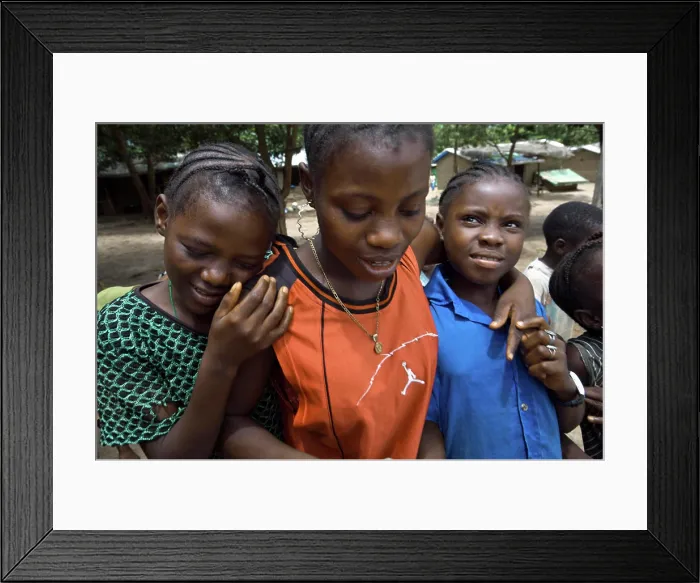 Framed Print : Liberian refugees return home Framed Print : Liberian refugees return home