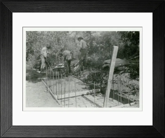 Framed Print : Men Working. 1930 - 1949. Central Plains Region (Kansas City) Framed Print : Men Working. 1930 - 1949. Central Plains Region (Kansas City)