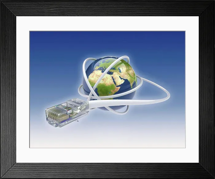 Framed Print : World wide web, conceptual image Framed Print : World wide web, conceptual image