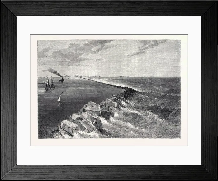Framed Print : THE ISTHMUS OF SUEZ MARITIME CANAL Framed Print : THE ISTHMUS OF SUEZ MARITIME CANAL