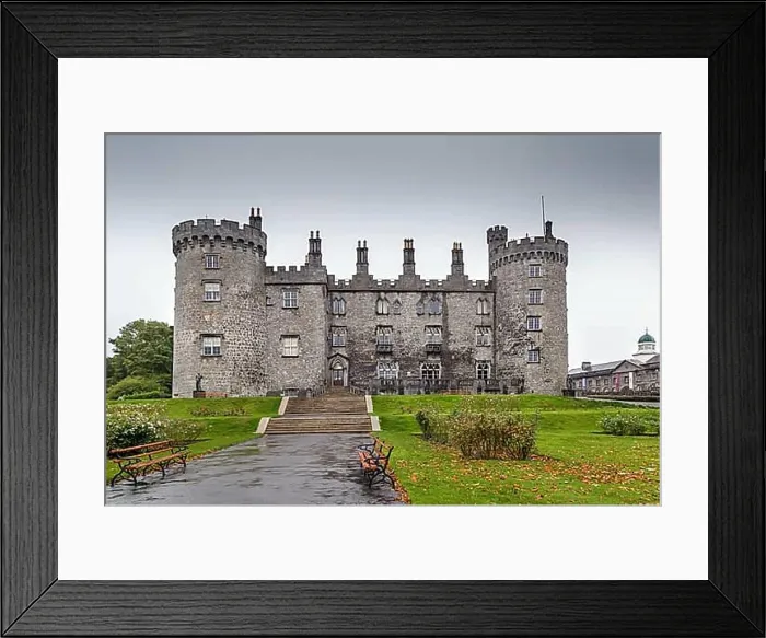 Framed Print : Kilkenny Castle is a castle in Kilkenny, Ireland built in 1195, View from garden