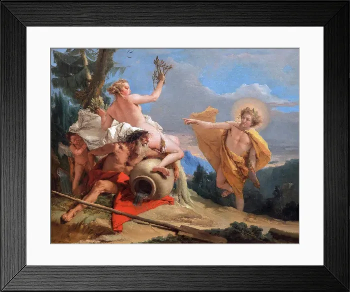 Framed Print : Apollo Pursuing Daphne, Giovanni Battista Tiepolo Framed Print : Apollo Pursuing Daphne, Giovanni Battista Tiepolo