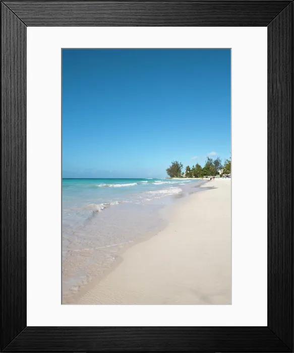Framed Print : Rockley Beach Barbados, Caribbean Framed Print : Rockley Beach Barbados, Caribbean