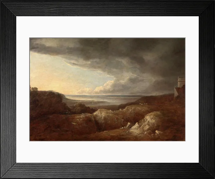 Framed Print : View of the River Severn, near King's Weston Framed Print : View of the River Severn, near King's Weston