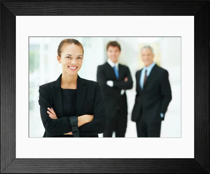 Framed Print : Businesswoman, office and pride in leadership Framed Print : Businesswoman, office and pride in leadership