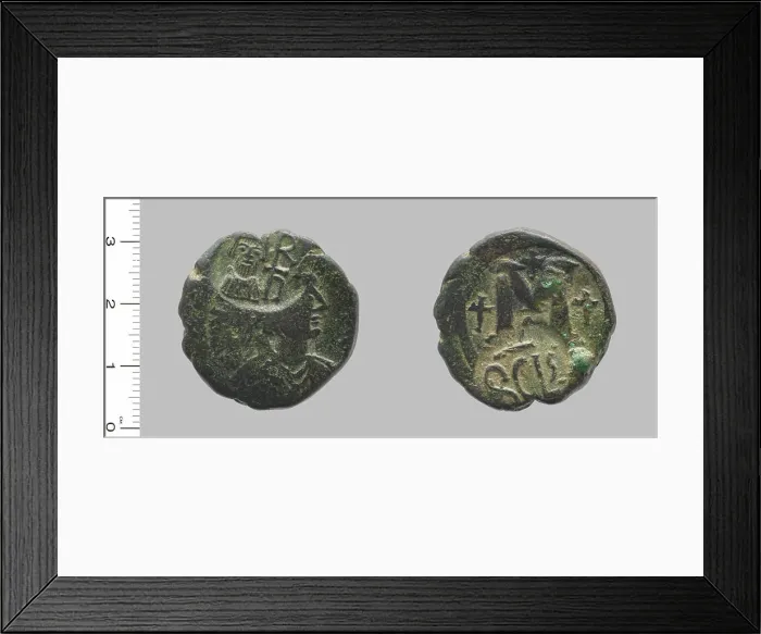 Framed Print : Follis (40 Nummi) of Heraclius Framed Print : Follis (40 Nummi) of Heraclius
