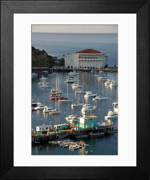Framed Print : The Catalina Casino and Avalon harbor on Catalina Island, California, USA Framed Print : The Catalina Casino and Avalon harbor on Catalina Island, California, USA