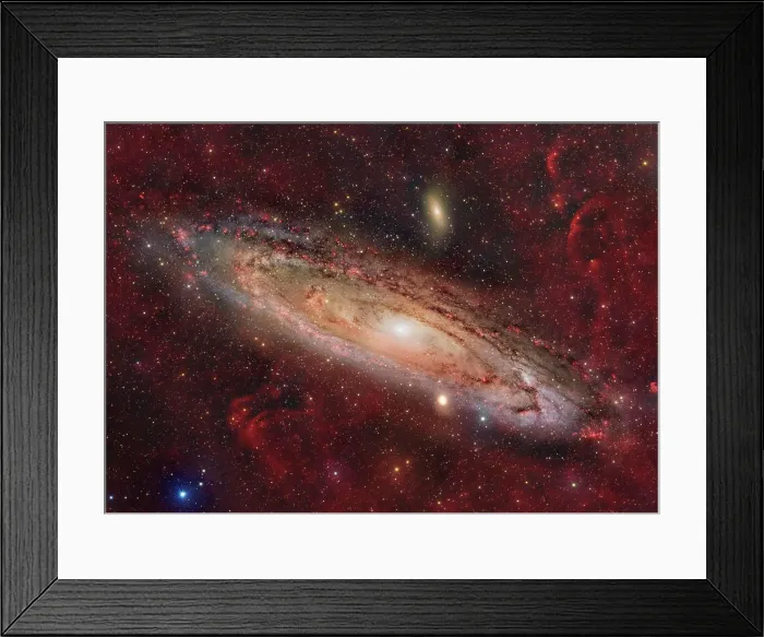 Framed Print : Messier 31, a barred spiral galaxy in the Andromeda constellation Framed Print : Messier 31, a barred spiral galaxy in the Andromeda constellation