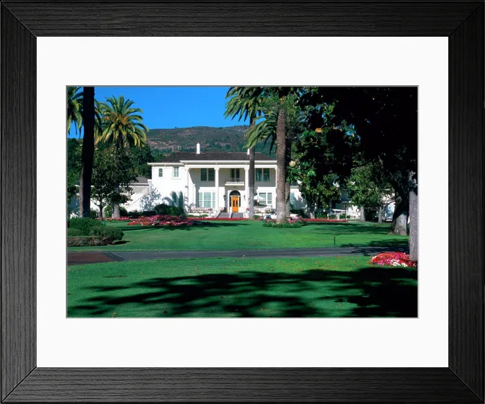 Framed Print : USA, California, Napa, the clubhouse of the Silverado Country Club in Napa