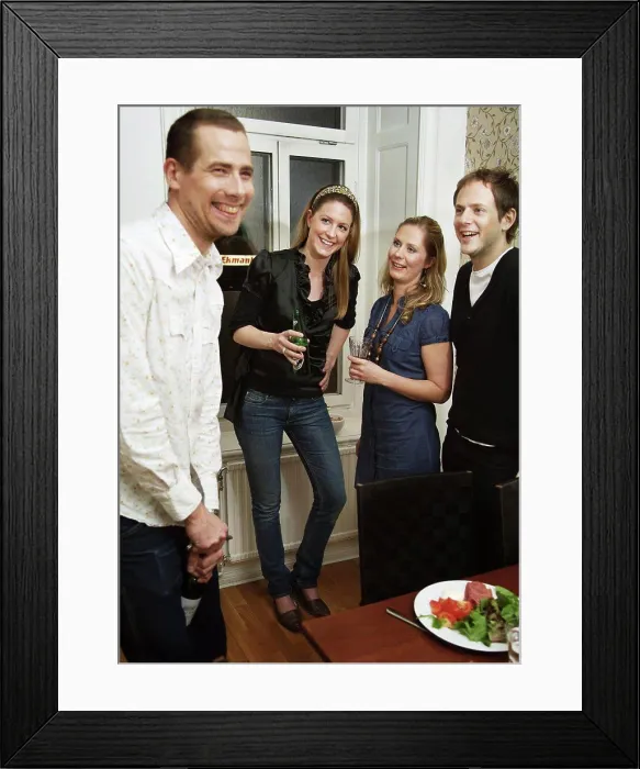 Framed Print : Guy opening wine bottle Framed Print : Guy opening wine bottle
