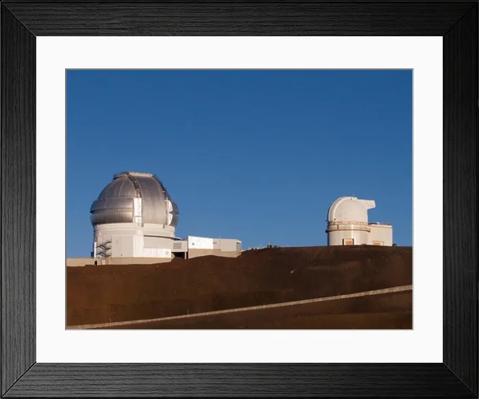 Framed Print : Deep Space Telescopes at the Summit of Hawaii's Mauna Kea Framed Print : Deep Space Telescopes at the Summit of Hawaii's Mauna Kea