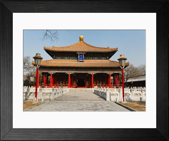Framed Print : China, Beijing, Biyong Palace, Imperial College, Emperor's Lecture Hall Framed Print : China, Beijing, Biyong Palace, Imperial College, Emperor's Lecture Hall