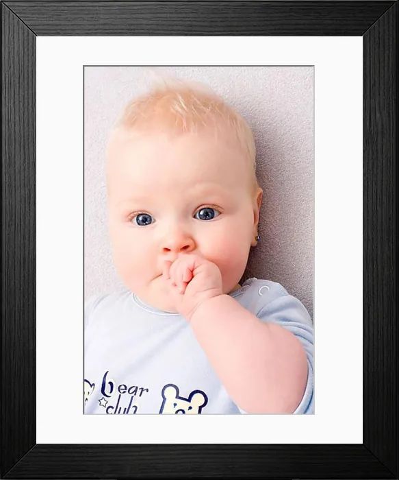 Framed Print : Baby, 7 months old Framed Print : Baby, 7 months old