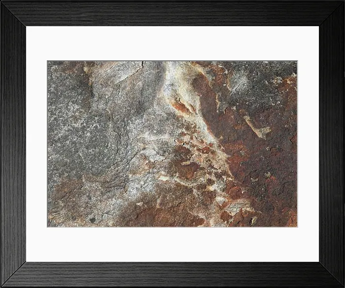 Framed Print : Stone pattern, Province of Quebec, Canada, North America