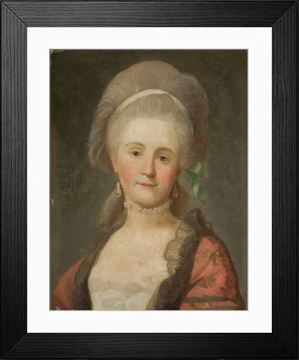 Framed Print : Portrait of Anna née Szaniawska (CA1730-1795); Bacciarelli Framed Print : Portrait of Anna née Szaniawska (CA1730-1795); Bacciarelli
