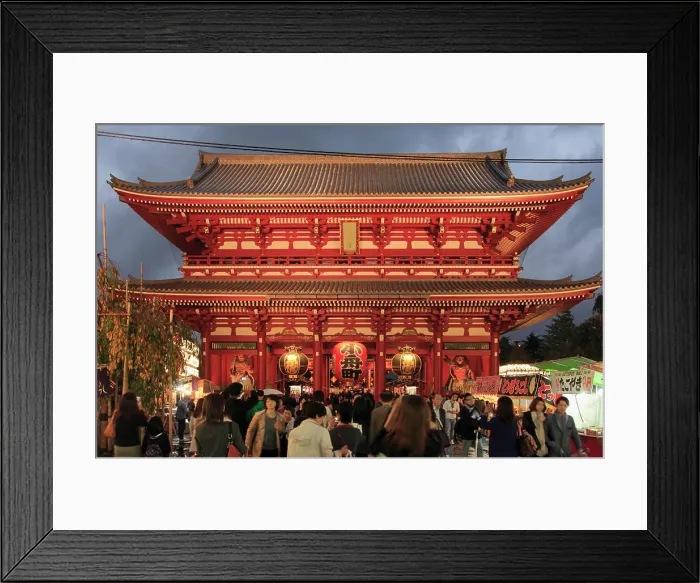 Framed Print : Japan, Tokyo, Asakusa, Sensoji Temple, Hozo-mon Gate Framed Print : Japan, Tokyo, Asakusa, Sensoji Temple, Hozo-mon Gate