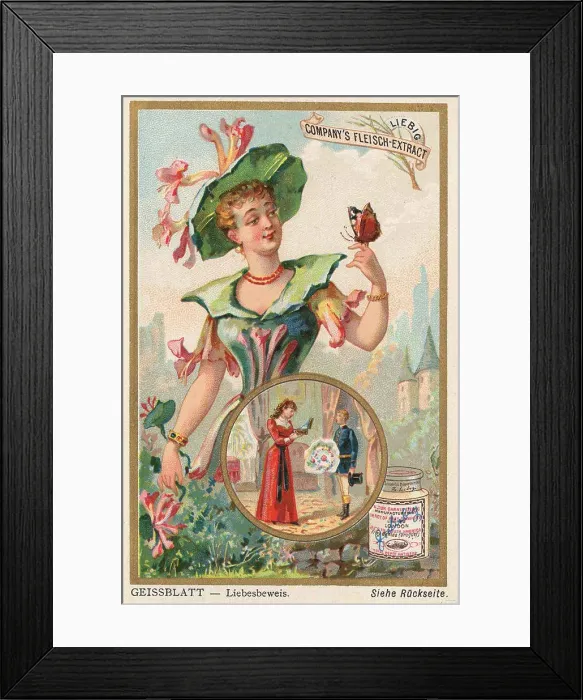 Framed Print : Serie Symbole der Blumen auf Personen bezogen Framed Print : Serie Symbole der Blumen auf Personen bezogen