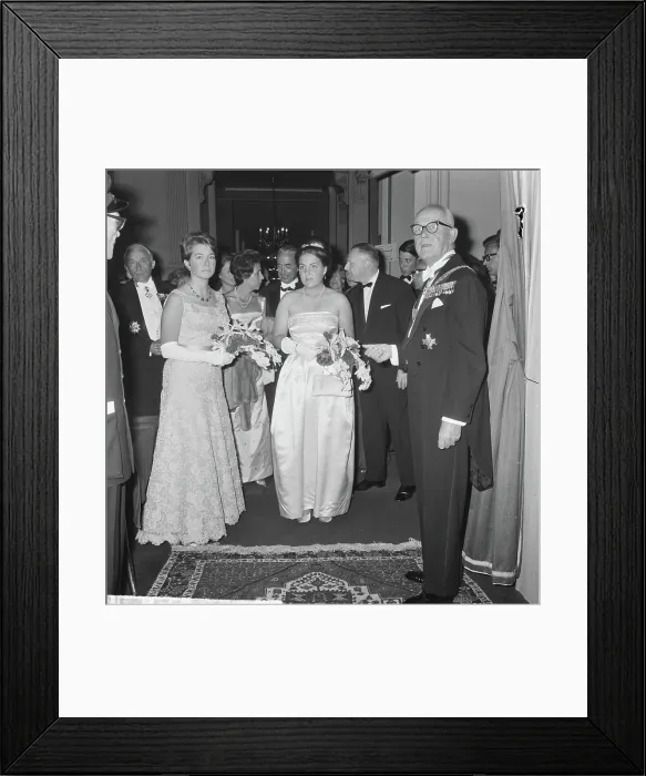 Framed Print : Anefo photo collection. Hollandfestival in Kurhaus in Scheveningen opened Framed Print : Anefo photo collection. Hollandfestival in Kurhaus in Scheveningen opened
