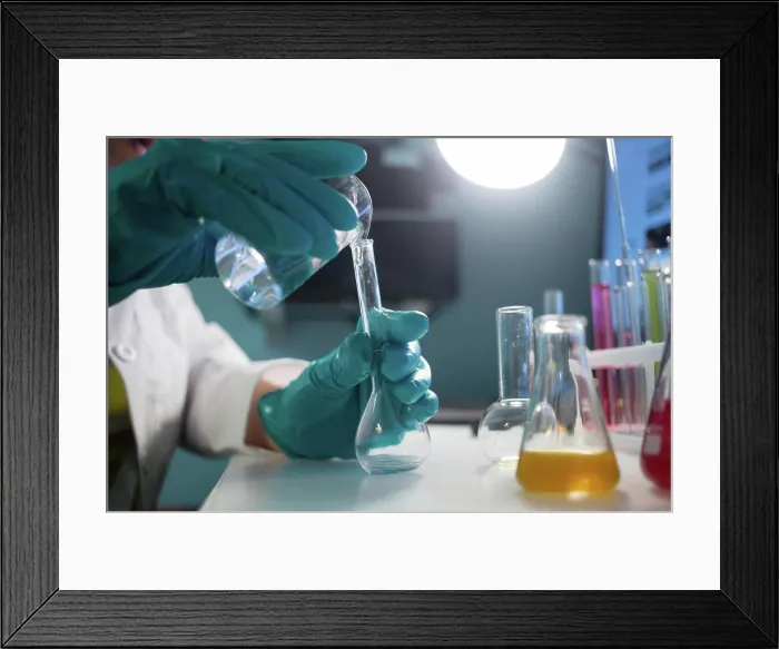 Framed Print : Lab assistant carries chemical experiments Young lab assistant carries chemical experiments in laboratory Copyright Framed Print : Lab assistant carries chemical experiments Young lab assistant carries chemical experiments in laboratory Copyright