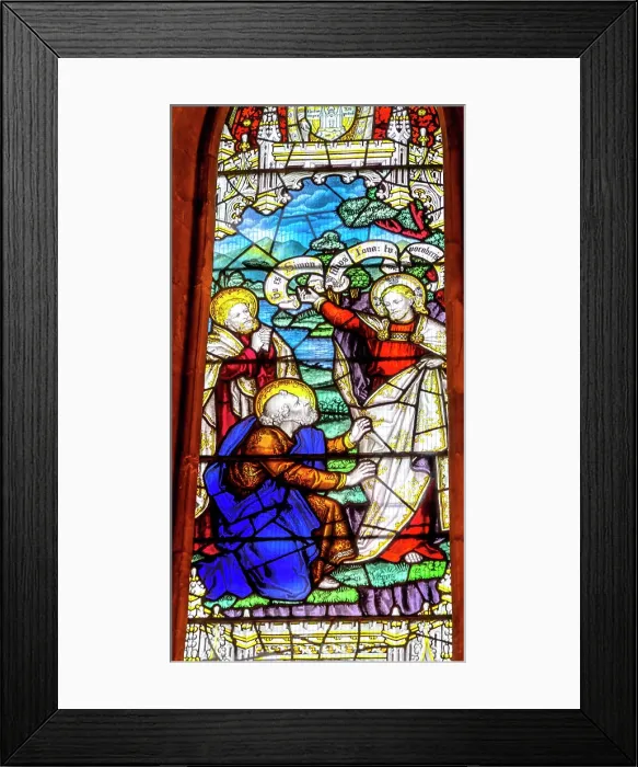 Framed Print : Jesus Disciples Peter Stained Glass Above Altar St Patrick's Cathedral Basilica Dublin Ireland Framed Print : Jesus Disciples Peter Stained Glass Above Altar St Patrick's Cathedral Basilica Dublin Ireland