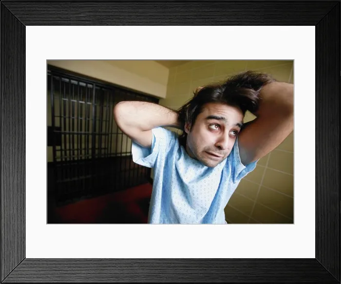 Framed Print : Psychiatric Patient Framed Print : Psychiatric Patient