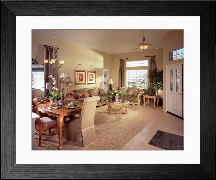 Framed Print : Furniture in contemporary house. 03 / 01 / 2006