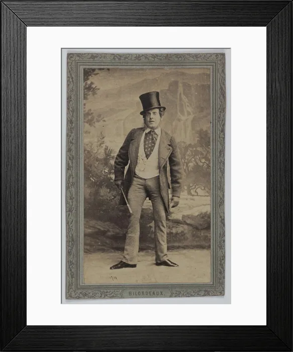 Framed Print : Portrait of Louis Henri Vontatum (-1887)