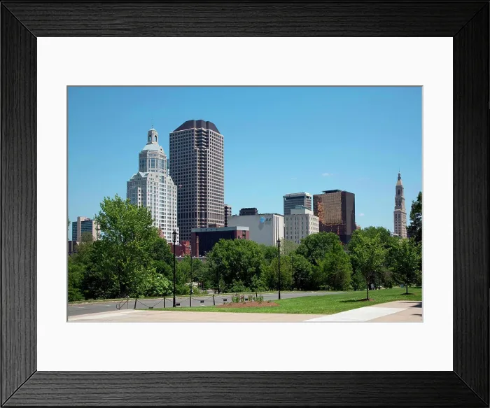 Framed Print : Buildings in a city, Hartford, Connecticut, USA Framed Print : Buildings in a city, Hartford, Connecticut, USA