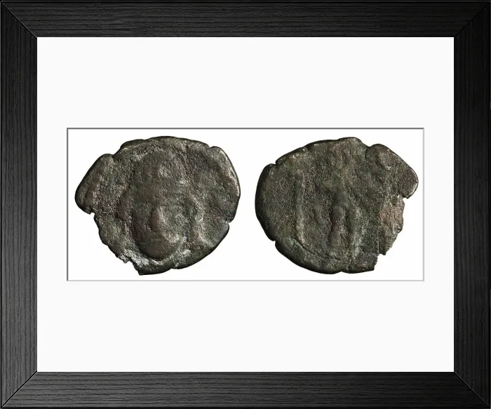Framed Print : ﻿AE. Wardanes II (55-58), ruler