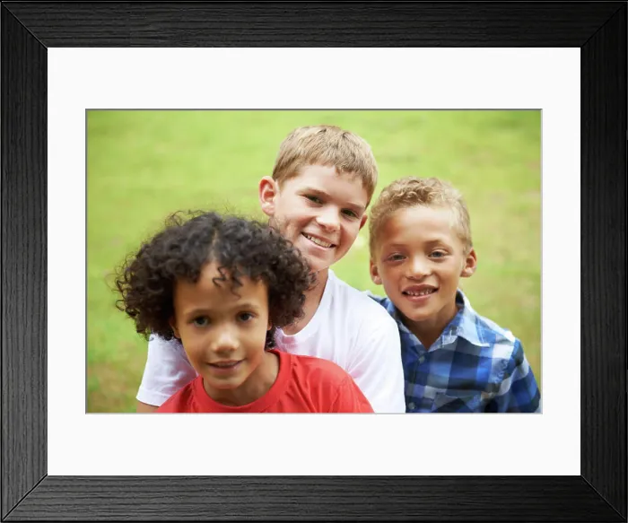 Framed Print : Boys, friends and portrait or smile outdoor in summer with confidence Framed Print : Boys, friends and portrait or smile outdoor in summer with confidence