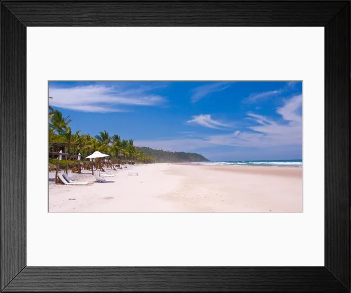 Framed Print : Brazil View of beach in Brazil Framed Print : Brazil View of beach in Brazil