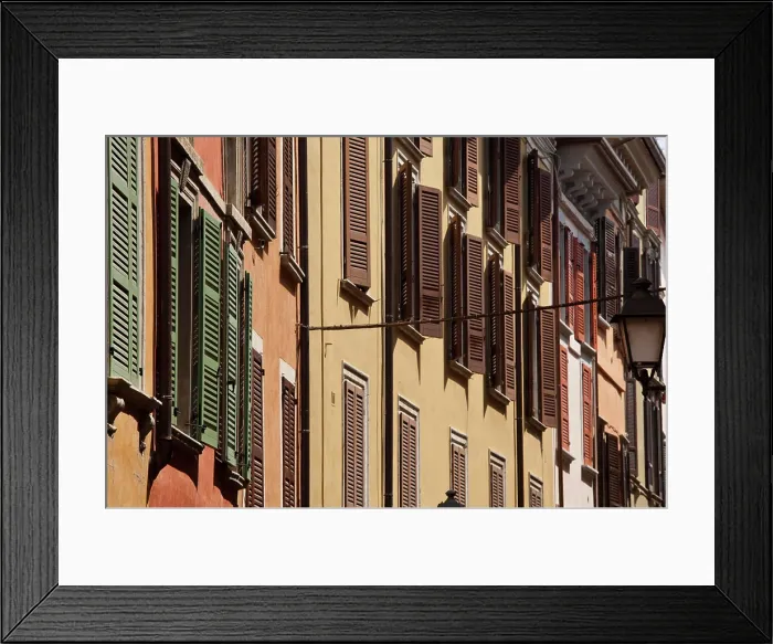 Framed Print : Italy, Brescia Province, Salo. Old town buildings Framed Print : Italy, Brescia Province, Salo. Old town buildings