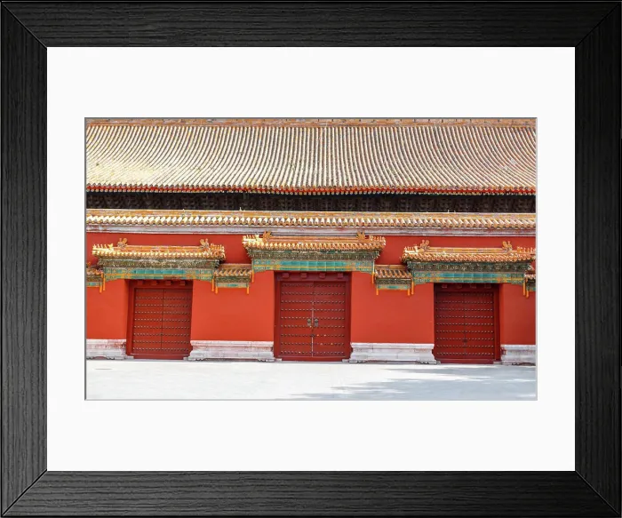 Framed Print : Verbotene Stadt. Palast mit Türen. *** Forbidden City Palace with Doors 1102804018 Framed Print : Verbotene Stadt. Palast mit Türen. *** Forbidden City Palace with Doors 1102804018