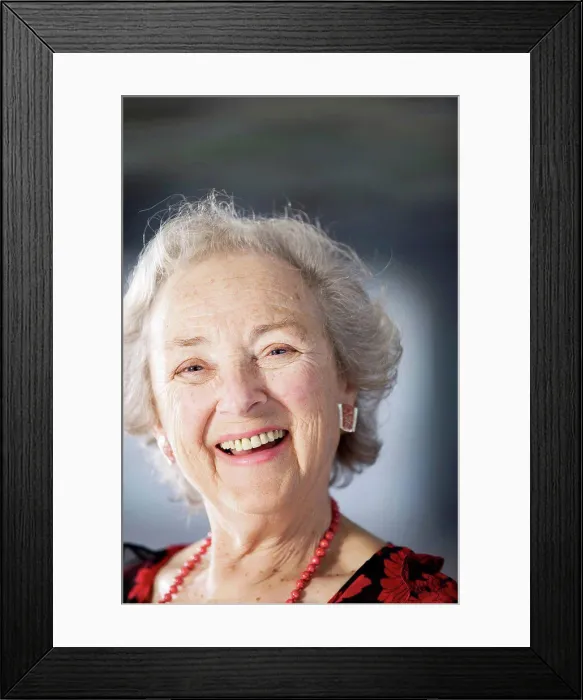 Framed Print : Portrait of a cheerful woman Framed Print : Portrait of a cheerful woman