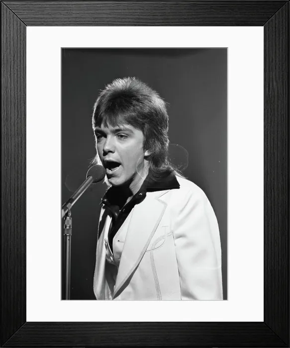 Framed Print : Anefo photo collection. David Cassidy in Avro's Toppop. David Cassidy during recordings. July 3, 1975 Framed Print : Anefo photo collection. David Cassidy in Avro's Toppop. David Cassidy during recordings. July 3, 1975