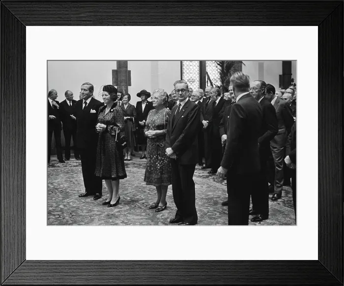 Framed Print : Anefo photo collection. Reception Ridderzaal honor 450th anniversary Council State Framed Print : Anefo photo collection. Reception Ridderzaal honor 450th anniversary Council State