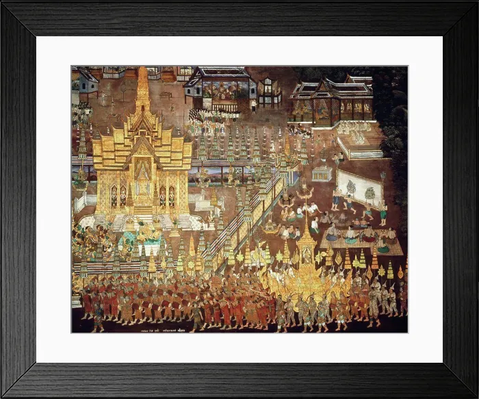 Framed Print : Wat Phrakeo ´Emerald Temple´, Bangkok, Thailand Framed Print : Wat Phrakeo ´Emerald Temple´, Bangkok, Thailand