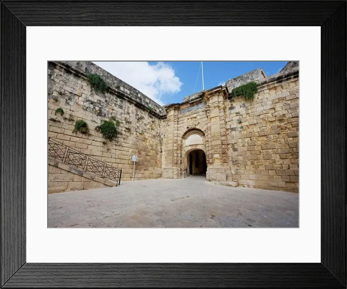 Framed Print : Gate Of Provence (Main Gate), Vittoriosa (Birgu), Malta Framed Print : Gate Of Provence (Main Gate), Vittoriosa (Birgu), Malta