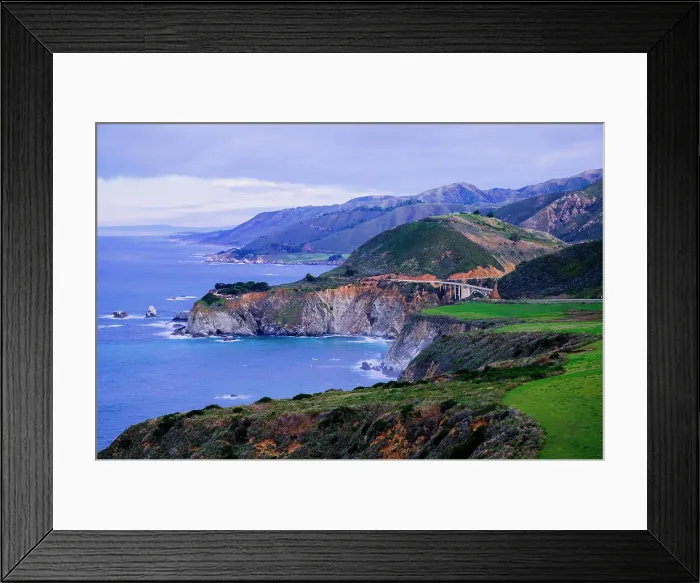 Framed Print : A stunning coastal landscape with rugged cliffs Framed Print : A stunning coastal landscape with rugged cliffs