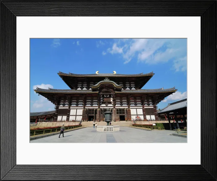 Framed Print : the world biggest wooden building - Todai-ji Temple in Nara the world biggest wooden building - Todai-ji Temple in Nara Framed Print : the world biggest wooden building - Todai-ji Temple in Nara the world biggest wooden building - Todai-ji Temple in Nara
