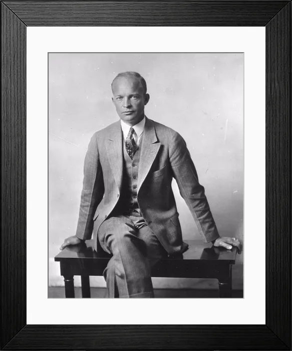 Framed Print : Dwight D. Eisenhower during his tenure as a member of the American Battle Monuments Commission. 1927 Framed Print : Dwight D. Eisenhower during his tenure as a member of the American Battle Monuments Commission. 1927