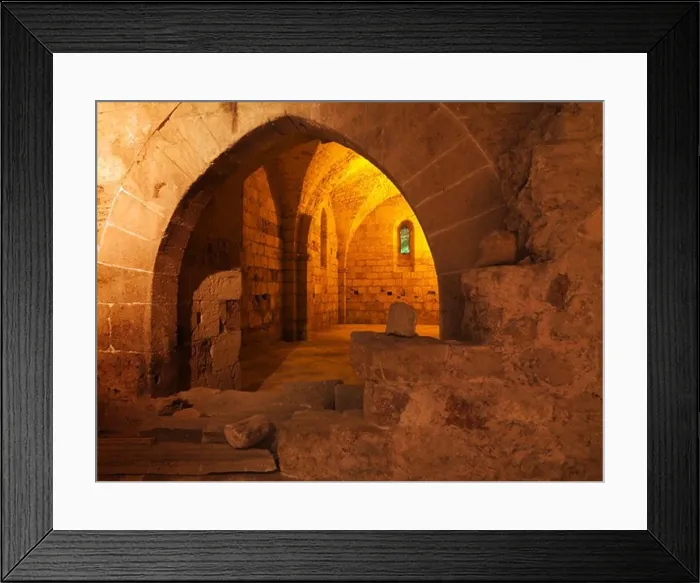 Framed Print : Israel, Akko, the Hospitaller, Fortress the Crusaders underground city Framed Print : Israel, Akko, the Hospitaller, Fortress the Crusaders underground city