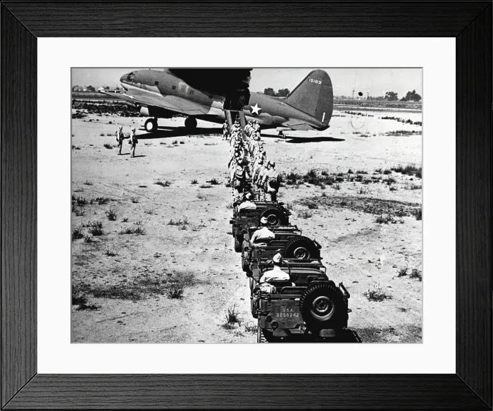 Framed Print : U.S. Air Fleets Span 6 Continents and 7 Oceans to Deliver War Supplies - The United States Framed Print : U.S. Air Fleets Span 6 Continents and 7 Oceans to Deliver War Supplies - The United States