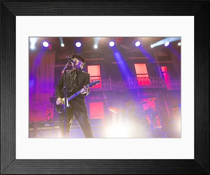 Framed Print : Pete Doherty, singer of The Libertines live on European Tour 2025 at the Columbiahalle in Berlin on 05 / 02 / 2025 Framed Print : Pete Doherty, singer of The Libertines live on European Tour 2025 at the Columbiahalle in Berlin on 05 / 02 / 2025